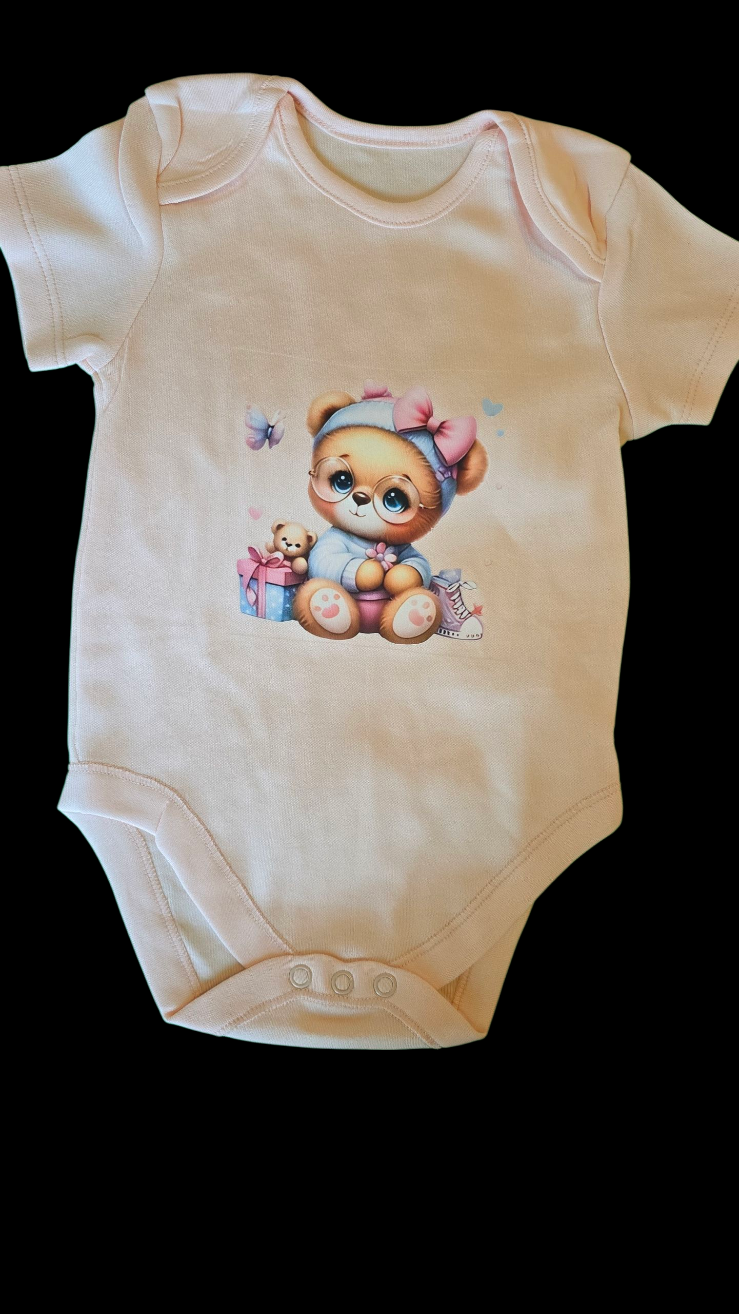 Printed baby bodysuit size 9-12 months