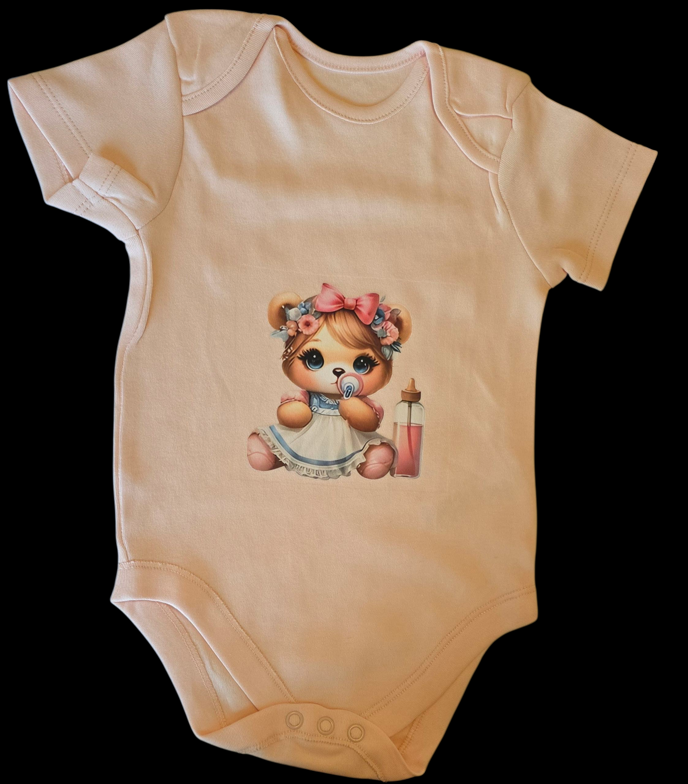 Baby bodysuit with bear size 9-12 months